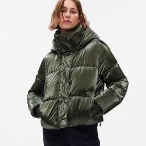 Gap Puff Jacket - Green, Small